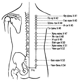 Меридиан мочевого пузыря точки расположения картинки